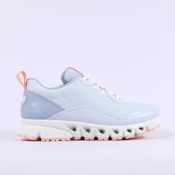 Women Ecco Women Multi Vent Goretex Trainer - Light Blue Pink