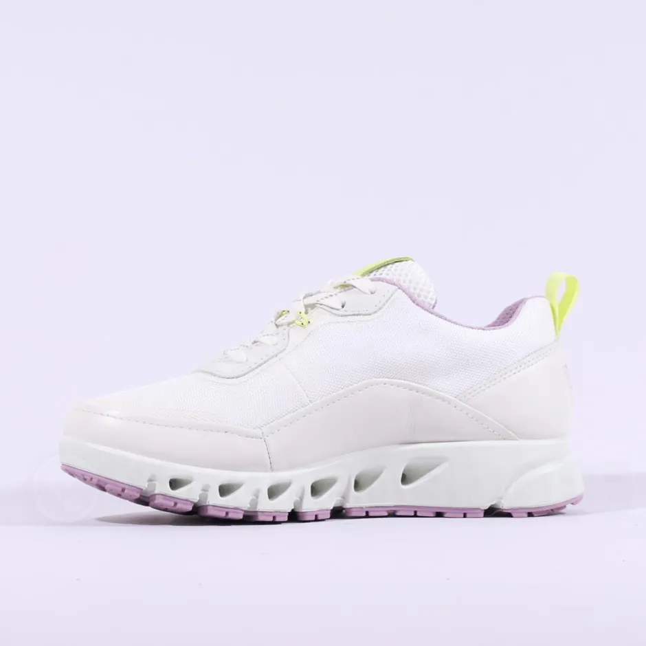 Women Ecco Women Multi Vent Goretex Trainer - White Lavender
