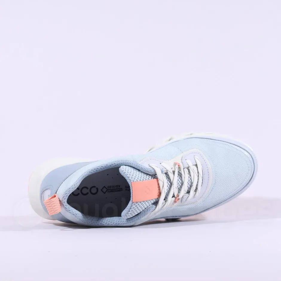 Women Ecco Women Multi Vent Goretex Trainer - Light Blue Pink