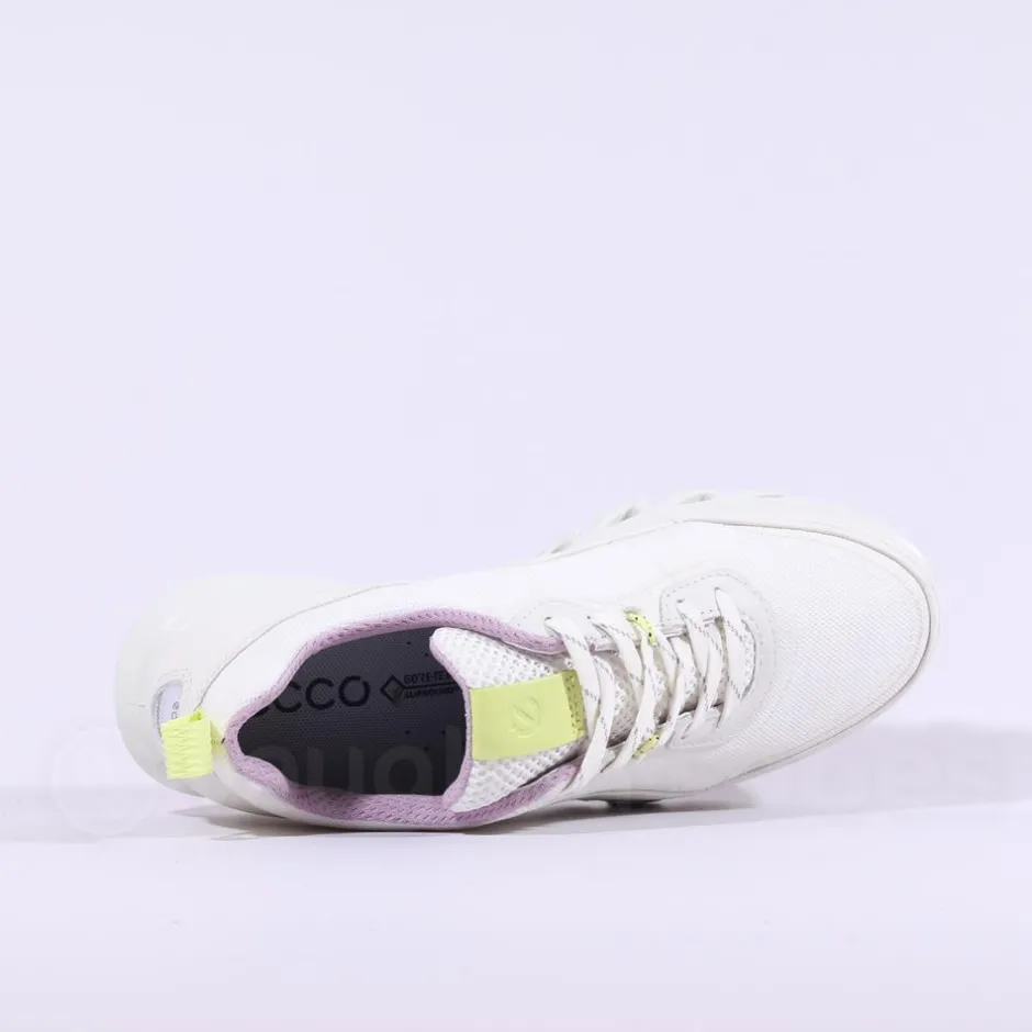 Women Ecco Women Multi Vent Goretex Trainer - White Lavender