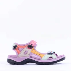 Women Ecco Women Multicolour Offroad Sandal - Lavender Mist