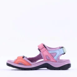 Women Ecco Women Multicolour Offroad Sandal - Lavender Mist
