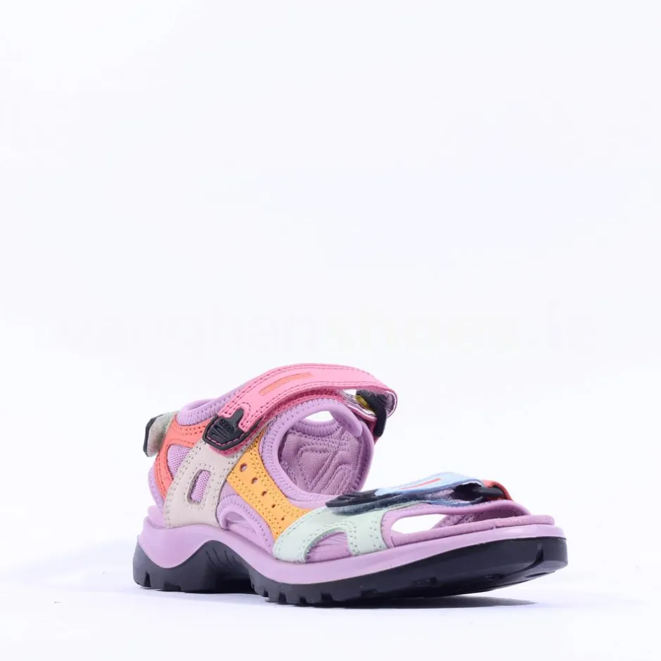 Women Ecco Women Multicolour Offroad Sandal - Lavender Mist