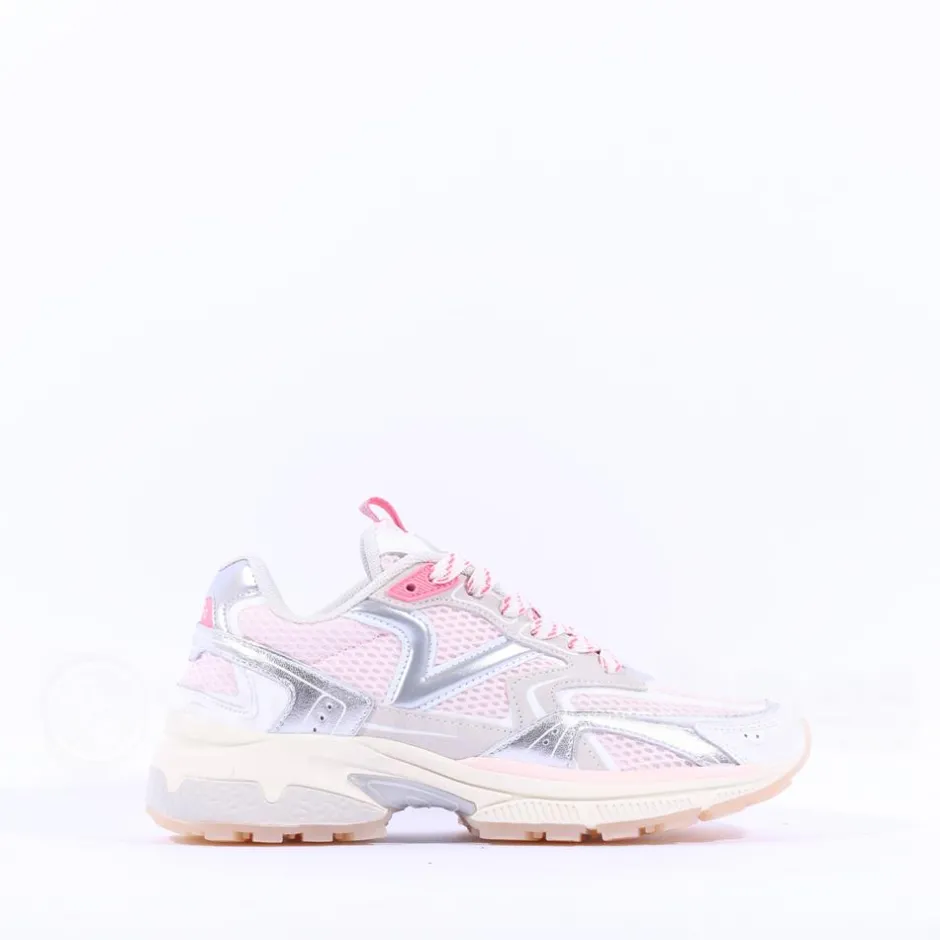 Women Victoria Mythos Metal Mesh Trainer - Rosa