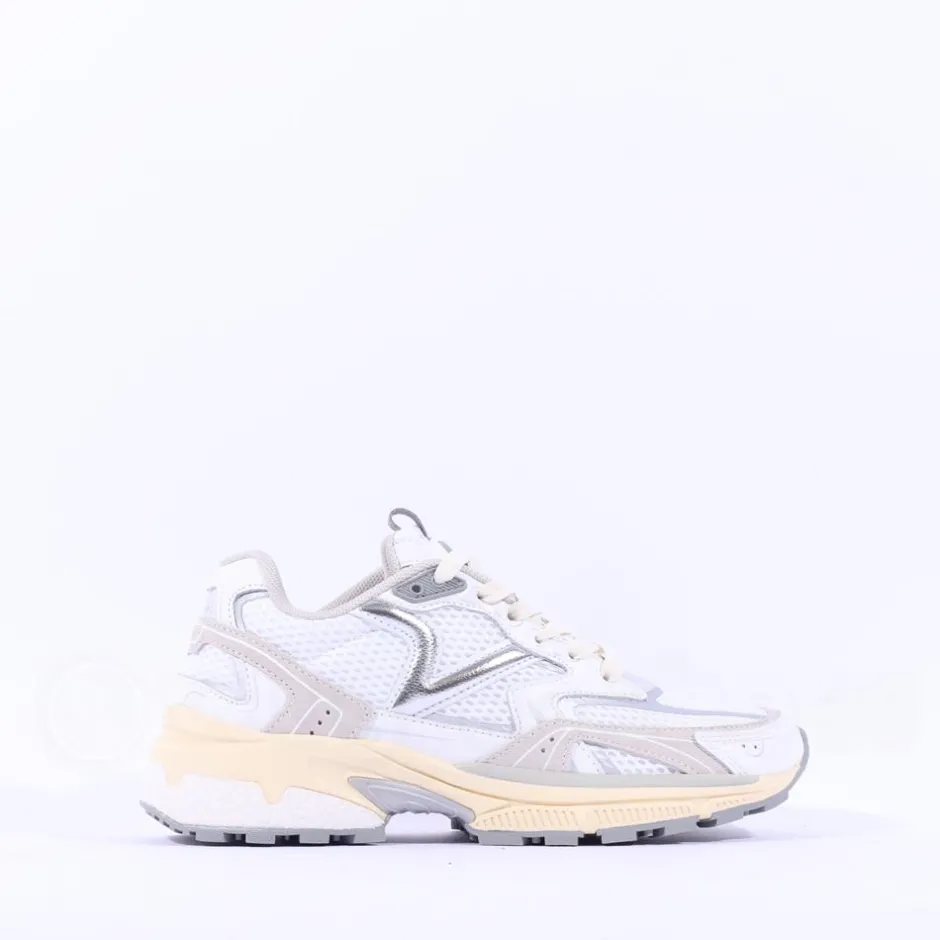Women Victoria Mythos Metal Mesh Trainer - Blanco