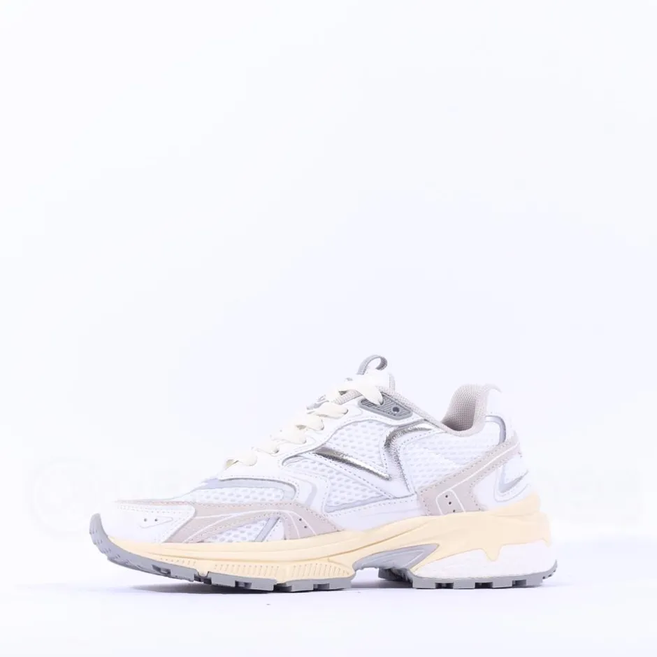 Women Victoria Mythos Metal Mesh Trainer - Blanco