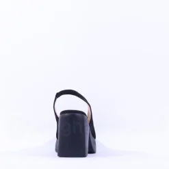 Women Wonders Naima Platform Bold High Heel - Black Nubuck