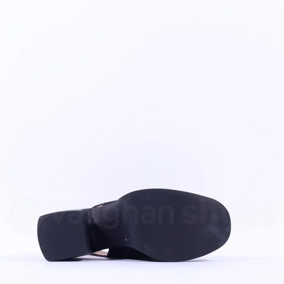 Women Wonders Naima Platform Bold High Heel - Black Nubuck