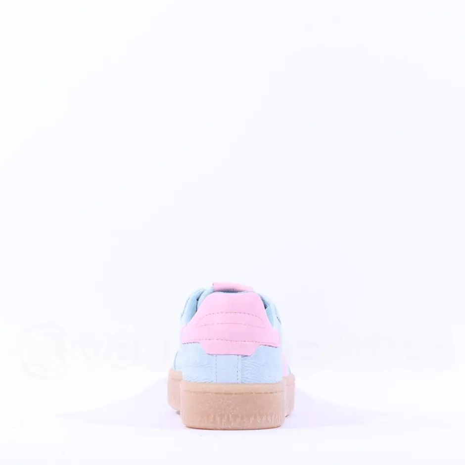 Women Tamaris Nakja Retro Gumsole Trainer - Light Blue