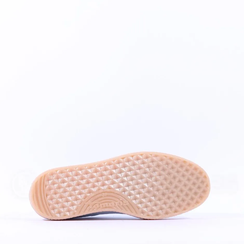 Women Tamaris Nakja Retro Gumsole Trainer - Light Blue