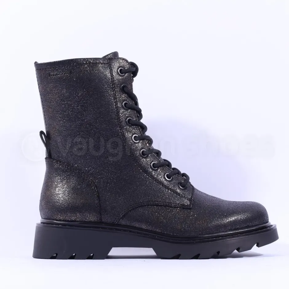 Women Tamaris Nelia Classic Lace Military Boot - Bronze