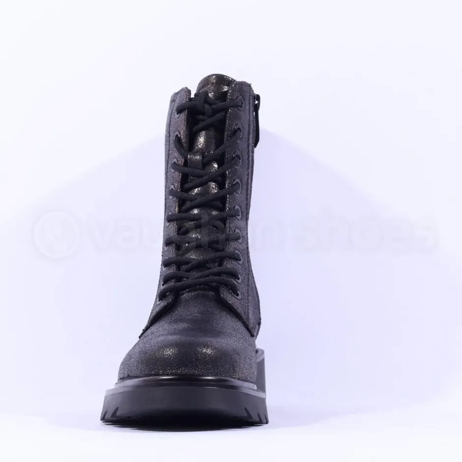 Women Tamaris Nelia Classic Lace Military Boot - Bronze