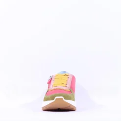 Women Ara New York Side Zip Laced Trainer - Multicolour