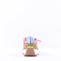 Women Ara New York Side Zip Laced Trainer - Multicolour