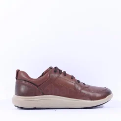 Anatomic Gel Nico Laced Casual Shoe - Tan Leather