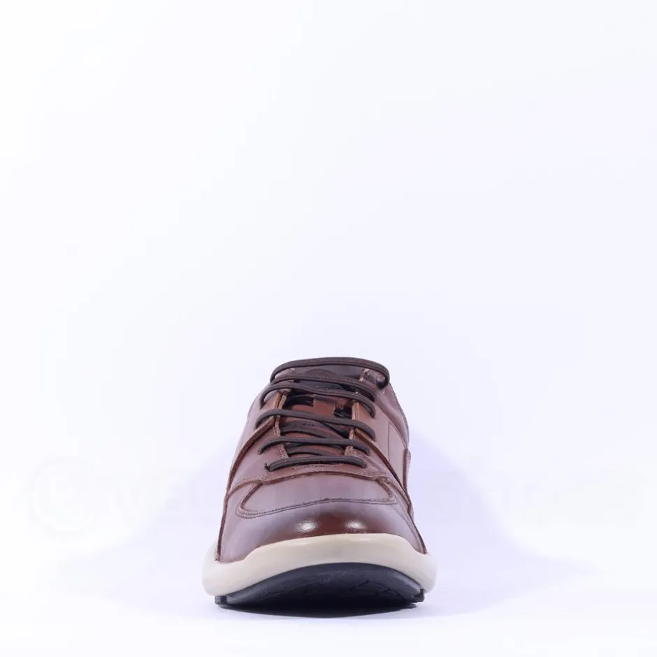 Anatomic Gel Nico Laced Casual Shoe - Tan Leather