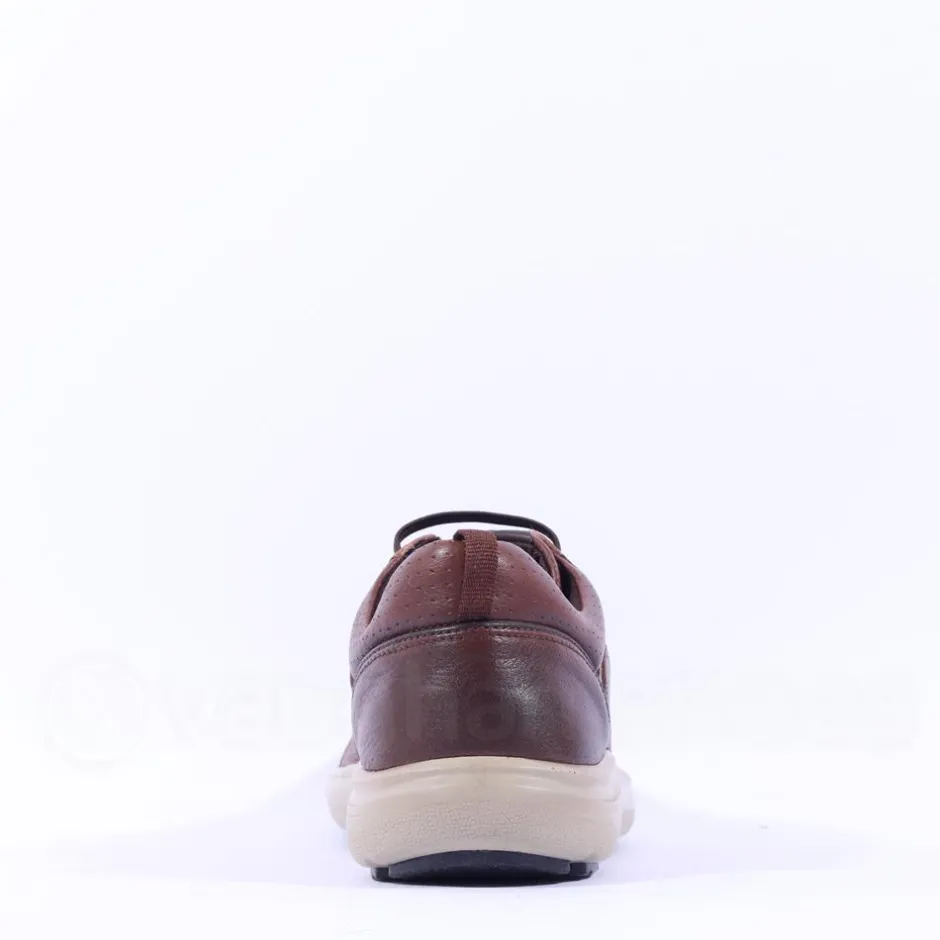 Anatomic Gel Nico Laced Casual Shoe - Tan Leather
