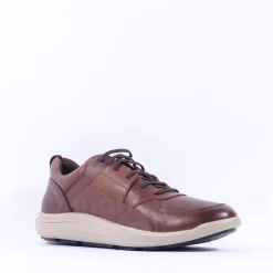 Anatomic Gel Nico Laced Casual Shoe - Tan Leather