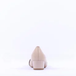 Women Ara Nizza Link Court Shoe - Nude Gold