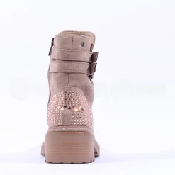 Women Una Healy No Ordinary Kiss Toe Cap Boot - Taupe Sparkle