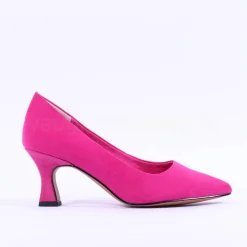 Women Marco Tozzi Nosca Pointed Toe Mid Heel - Pink