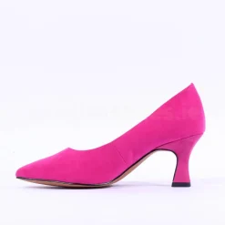 Women Marco Tozzi Nosca Pointed Toe Mid Heel - Pink