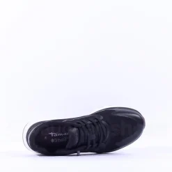 Women Tamaris Nowana Ortholite Trainer - Black Combi