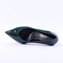 Women Tamaris Nyra Pointed Toe Combi High Heel - Green