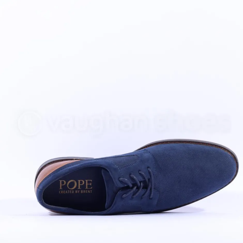Brent Pope Oamaru Laced Shoe - French Blue