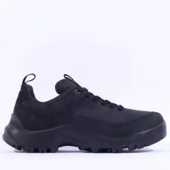 Ecco Men Offroad Waterproof Hiking Shoe - Black Leather