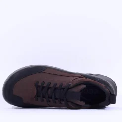 Ecco Men Offroad Waterproof Hiking Shoe - Brown Leather