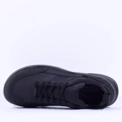 Ecco Men Offroad Waterproof Hiking Shoe - Black Leather