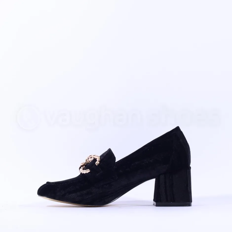 Women Kate Appleby Onger Blockheel Link Loafer - Black