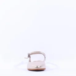 Women Wonders Oriana Low Mary Jane Pump - Gold Leather