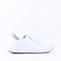 Women Ara Osaka 2.0 Bungee Lace Easy Slip On - White Silver