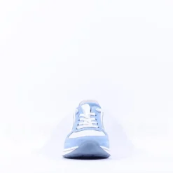 Women Ara Osaka 2.0 Bungee Lace Easy Slip On - White Blue
