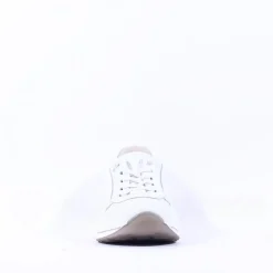 Women Ara Osaka 2.0 Bungee Lace Easy Slip On - White Silver