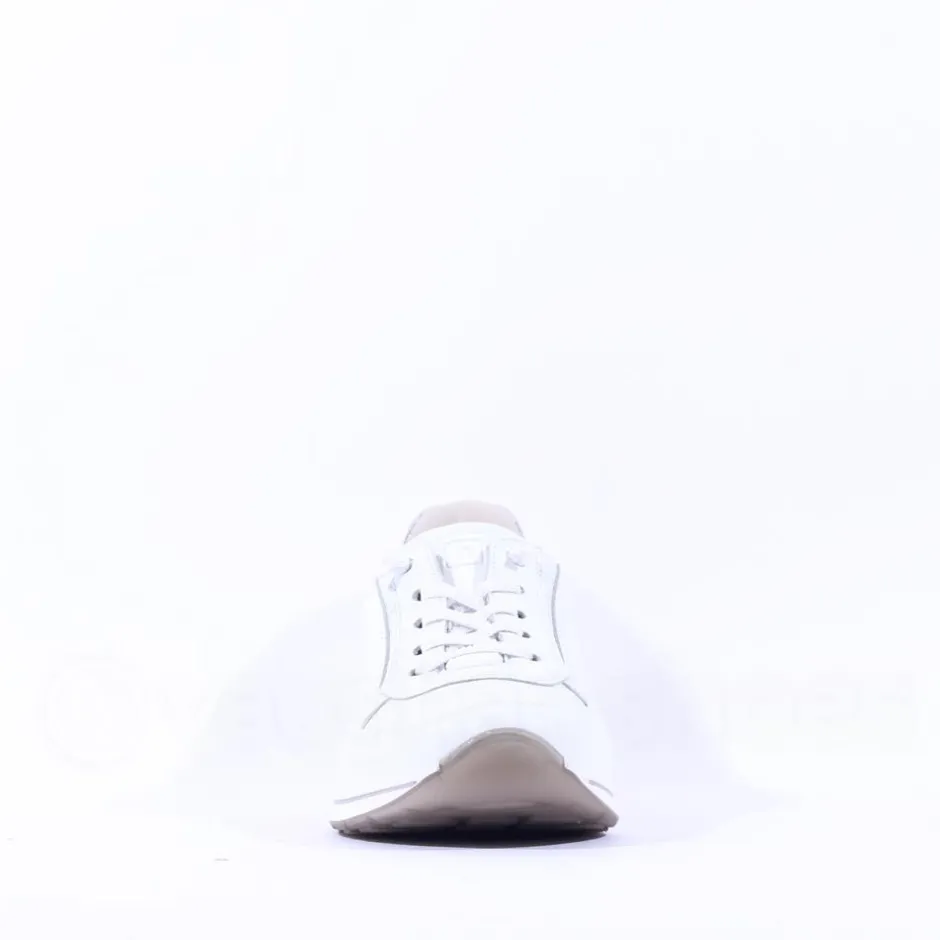 Women Ara Osaka 2.0 Bungee Lace Easy Slip On - White Silver