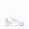 Women Ara Osaka Comfort Laced Trainer Side Zip - Pastel Multi