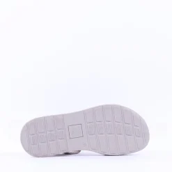Women Ara Osaka Metal Plate Velcro Sandal - Silver