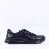 Women Ara Osaka Side Zip Lace Trainer - Black Gold