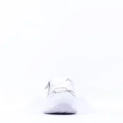 Women Ara Osaka Side Zip Ribbon Lace Trainer - White Silver