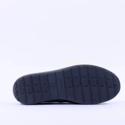 Women Ara Osaka Side Zip Ribbon Lace Trainer - Navy Shimmer