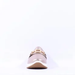 Women Ara Osaka Slip On Link Wedge - Gold Leather