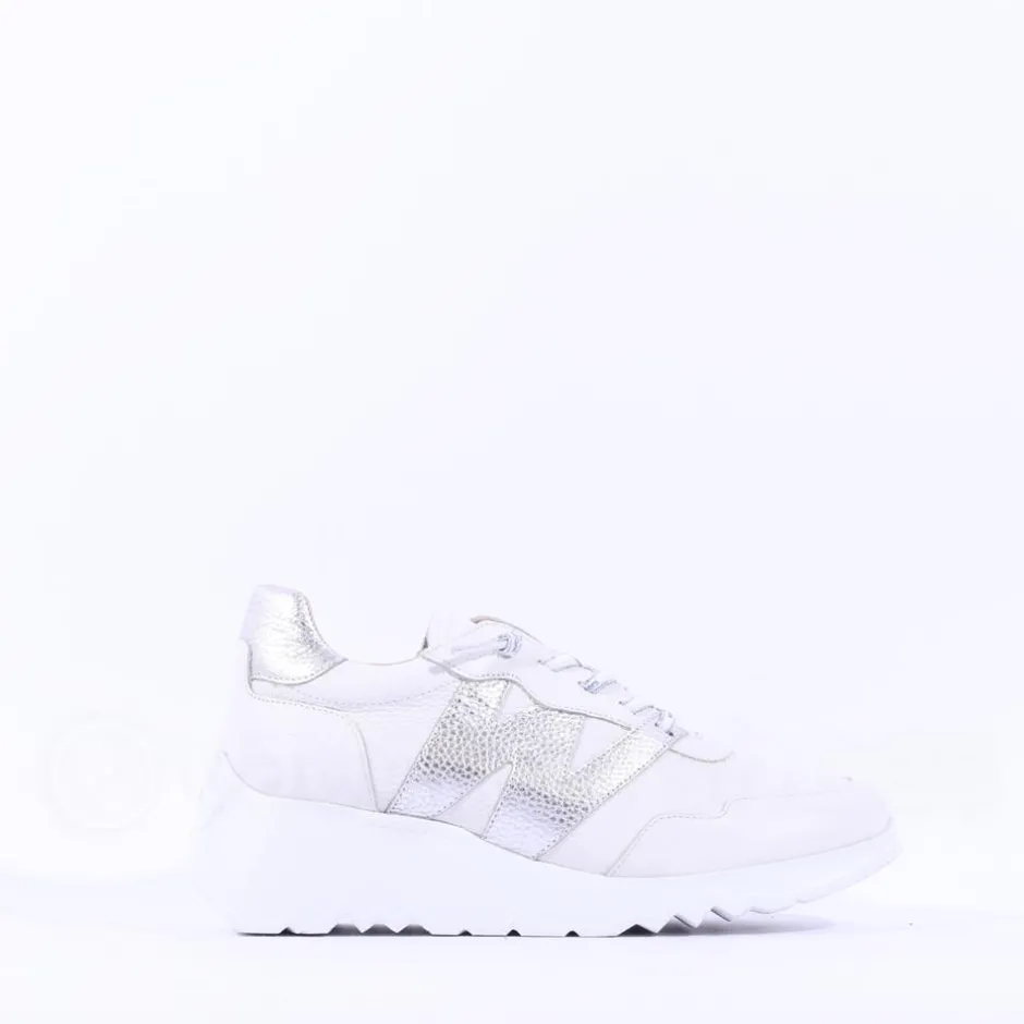 Women Wonders Oslo Bungee Lace W Trainer - White Silver