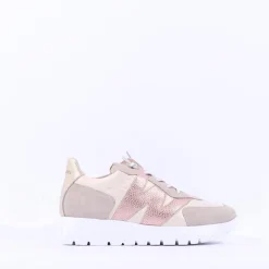 Women Wonders Oslo Bungee Lace W Trainer - Beige Gold