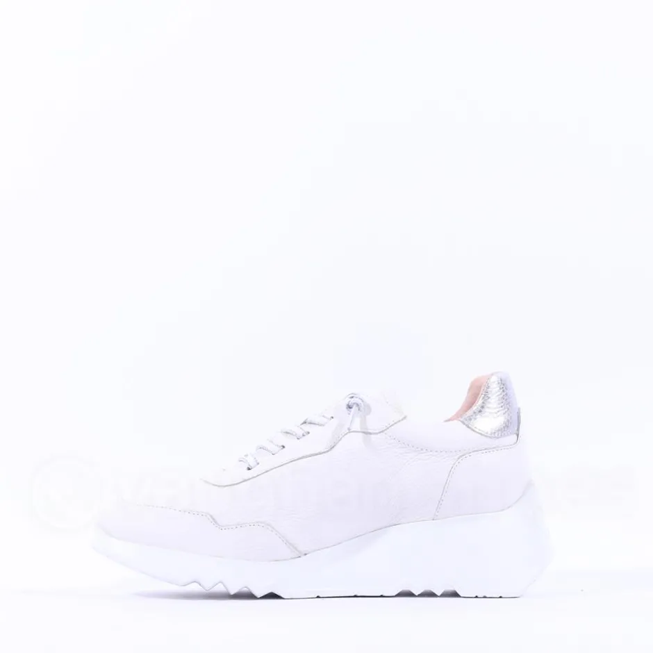 Women Wonders Oslo Bungee Lace W Trainer - White Silver