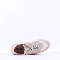 Women Wonders Oslo Bungee Lace W Trainer - Beige Gold