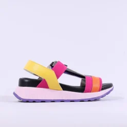 Women Tommy Bowe Ladies Owsiang Zip Sandal - Neon