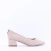 Women Peter Kaiser Padua Block Heel Court Shoe - Sand Suede